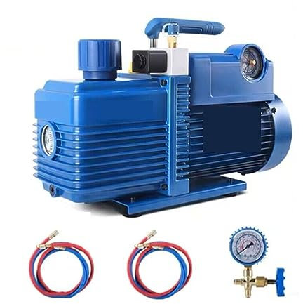 Pompa a vuoto V-I280Sv 750W Pompa for vuoto refrigerante bipolare 14.4M3 /h Pompa for vuoto a doppio stadio legata con schermo for nuova pompa for refrigeranti per automobili, condizionatori d'aria