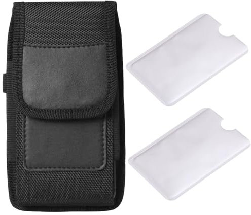EHDWXVZM Riñonera De Cuero para Teléfono Móvil De 1 Pieza, Tarjetero Antidesmagnetismo De 2 Piezas, Diseño Elegante Y Simple, Adecuado para Deportes Al Aire Libre Y Viajes Diarios.