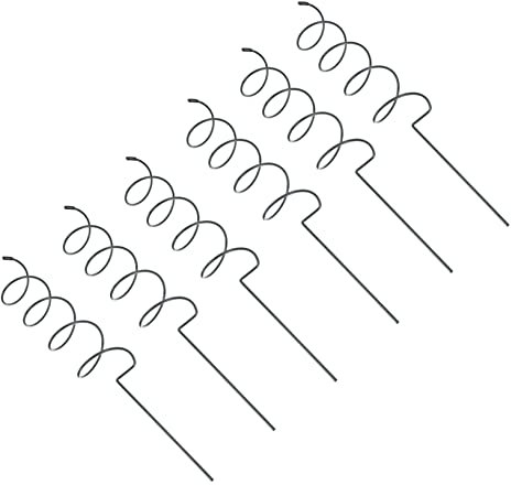 FONDOTIN 6piezas Soporte para Plantas Hierro Estacas De Jardín para Plantas Trepadoras y Flores Accesorios De Jardinería para Sostener y Guiar Crecimiento Saludable