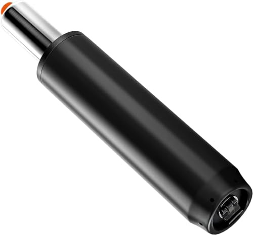 SZKKQKJ Gasdruckfeder, Gasdruckfeder für Bürostuhl, Bürostuhl Ersatz Gaslift, Länge 255 mm, Schwarz, Gasdruckdämpfer für Drehstuhl, Chefsessel, Hocker, Schreibtischstuhl