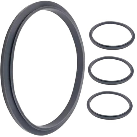 Cabilock 4Piezas Repuesto Junta Sellada Anillo de Silicona Flexibles y Duraderos para Juicer y Blender Instalación y Excelente Sellado Accesorios de Cocina Prácticos