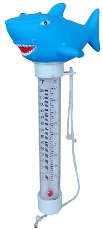 Rrlihjgu Termómetro Flotante Para Piscinas | Monitor de Temperatura para Piscinas con Indicador,Termómetro Legible Con Cuerda Para Spas, Y Acuarios