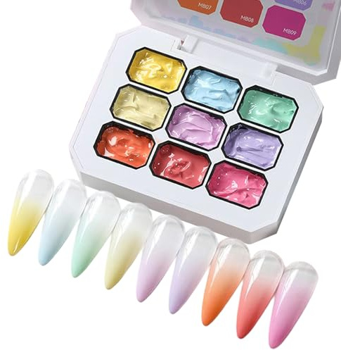 Lacca per altissima e pigmentata, gel professionale per le unghie di pittura | Colori UV per la manicure, gel di design per unghie resistente, lacca in, vernice per unghie salone