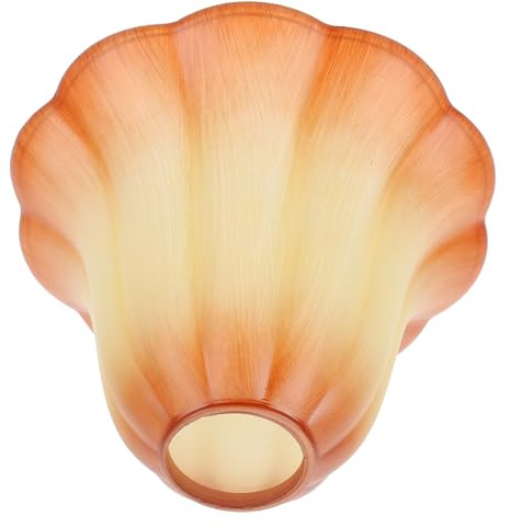 Gatuida Abat-jour Verre Doré pour Lampe de Table et Plafond Abat-jour Cloche Verre Givré Accessoire Luminaire Élégant pour Salon et Chambre