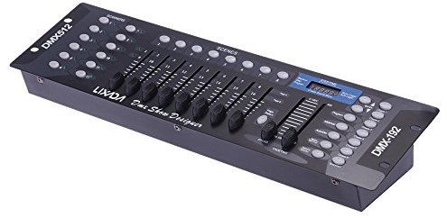 Lixada 192 Canali DMX512 Console Controllo Luce della Fase Discoteca DJ …