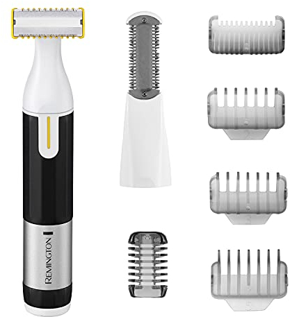 Remington Omniblade HG3000 - Rasoio ibrido per viso e corpo, impermeabile, ricaricabile, senza fili, con 4 pettini per barba e pettine per il corpo