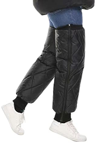 Hopowa, Rodilleras para motocicleta, resistentes al viento, calentadores de invierno de plumón, calentadores de piernas, impermeables, pantalones de moto, para hombre y mujer