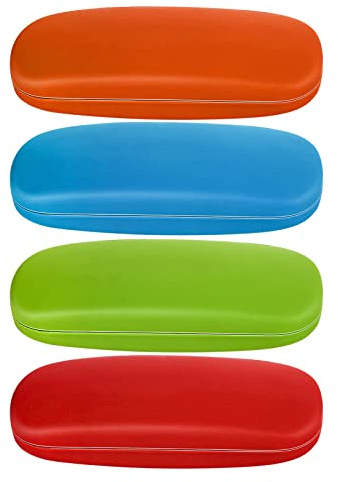 Yorgewd 4 Pack Hard Glasses Case