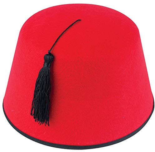 Fez Hut rot marokkanisch türkisch Tommy Cooper Verkleidung Party Hut