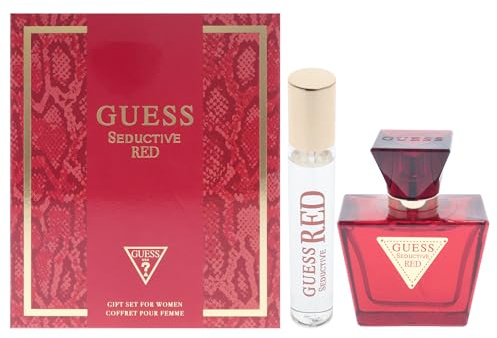 Guess Seductive Red by Guess for Women – 2 Stück Geschenkset 1,7 oz EDT Spray, 0,5 oz EDT Spray