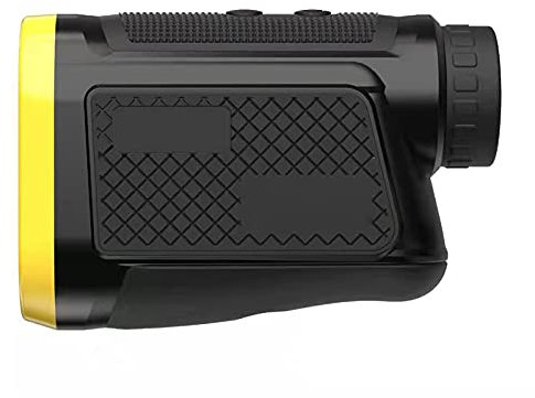 PENGSHAO Telemetro da Golf 1000M, ingrandimento 6X, Blocco rapido dell'asta della Bandiera, precisione ±1 Yard, misurazione di Distanza/Angolo/velocità per Golf, Caccia,Giallo