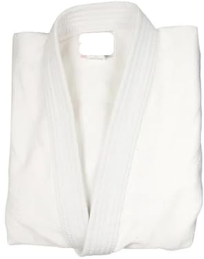 LSNNMU Trajes Judo Uniforme Profesional de Judo Gi for Artes Marciales, Kimono Blanqueado de Tejido único, Perfecto for competición o Entrenamiento con cinturón Blanco(White,XL-170CM)