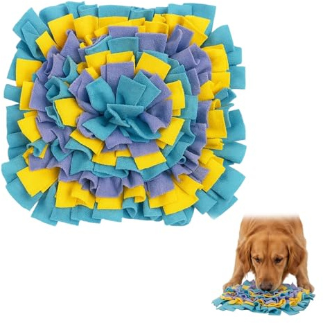 Snuffle Mat for Dogs, Dog Snuffle Mat,Interactive Feeding Game, for Mental Stimulation and Boredom, Food Sniffing Feeding Mat for Smell Training, Encourages Natural Foraging Slow Eating