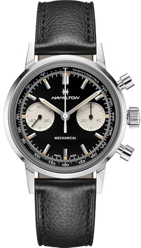 Hamilton Herren Chronograph Handaufzug Armbanduhr American Classic Intra-Matic Chronograph H