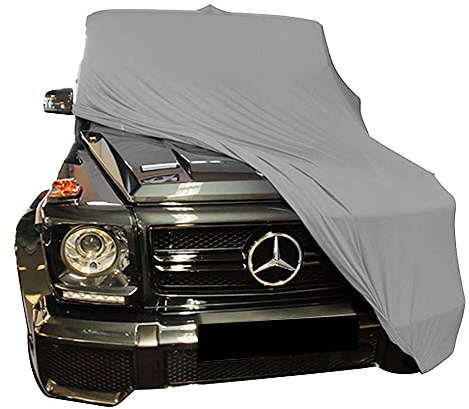 Star Cover Indoor Autoabdeckung kompatibel mit Mercedes-Benz G-Class Long Wheel Base SUPER Soft Stretch
