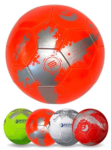 BEST SPORTING Fußball Speed 2.0 I hochwertiger Ball I bunter Fußball Kinder in Größe 5 I Fussball Kinder mit coolem Design I Bälle für das Fußball Training I Fußbälle