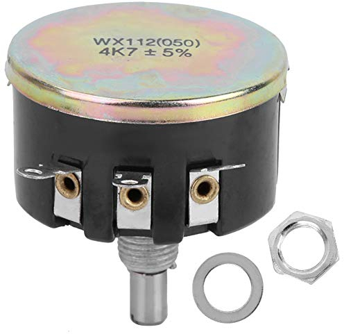 4,7 K Potentiometer Einstellbar, Potentiometer Variable Widerstände Einkreis-Potentiometer Drehpotentiometer mit Zur Geschwindigkeitsregulierung