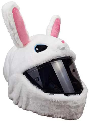 Hitburu Motorradhelm, Motorradhelm Abdeckung Plüsch, Cartoon Plush Motorcycle Helmet, Lustige Fahrten Und Geschenke, Für Männer, Frauen, (15 Arten,Helm Nicht Im Lieferumfang Enthalten,)