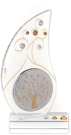Holyart Geschenk Flamme mit Baum des Lebens, 10 cm