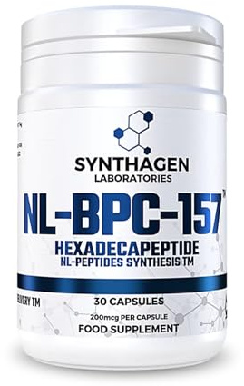 SYNTHAGEN LABORATORIES - NL-BPC-157 - HEXADECAPÉPTIDO - Para los Músculos y la Regeneración Post-Entrenamiento - Péptidos para el Gimnasio BPC - Para el Tratamiento de Lesiones