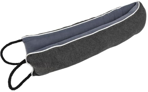 Duck Brand Weighted Door Draft Stopper, Block Drafts, Dust, Bugs, Light, & Reduce Noise, Ideal for Doors and Windows up to 36 Wide, Under Door Draft Stop Covers Gaps up to 3, 1-Pack, Dark Gray