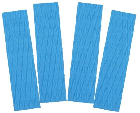 Oshhni 4X Surfbrett Traktion Pads Deck Grip Pad Anti Slip Boot Decking Blatt für Skimboard, Hellblau