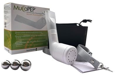 Mucopep - Entrenador Respiratorio - Dispositivo de Eliminación de Moco y secreciones. Dispositivo OPEP