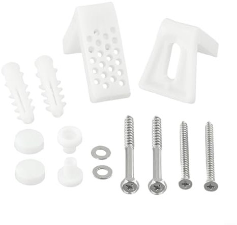 Kit di fissaggio per WC a pavimento a forma di L per la casa ad angolo pavimento bagno WC WC bidet kit di fissaggio laterale staffe di fissaggio bulloni di montaggio per piedi viti bagno riparazione