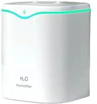 Humidifier Ultrasonico Humidificador de aire en aerosol, difusor de aceite esencial, difusor aromático eléctrico, humidificador de aire ultrasónico Humidificador(White2)