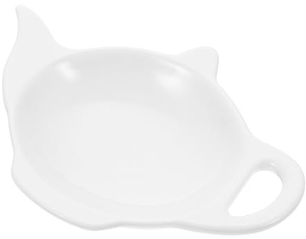 Gatuida Ceramic Teabag Dish Decorative Holder for Home Hospitality Multi-purpose Tea Bag Tray for Kitchen Tearoom and Living Design with Fine Texture