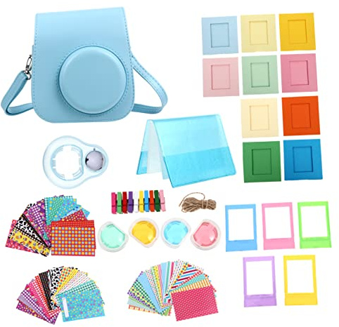 Vaguelly Custodia Protettiva Per Macchina Fotografica Istantanea in Similpelle Di Retro Che Copre Completamente La Fotocamera Come Regalo Per Familiari e