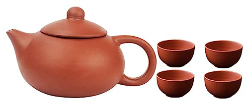 Cabilock 1 Satz Teekannen-Set aus Ton tee kocher teebecher teekaraffe tee geschirr set tea infuser bottle tekanne chinesische chinesisches kungfu teegeschirr Haushaltsteekanne