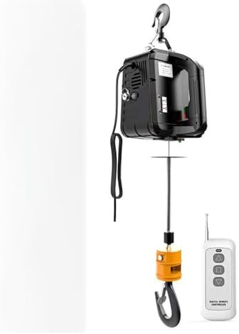 Palan électrique, grue portative de 500 kg for voitures, amélioration de l'habitat, manutention de marchandises, levage d'atelier de production Pour voitures, bricolage, manutention(Remote control)