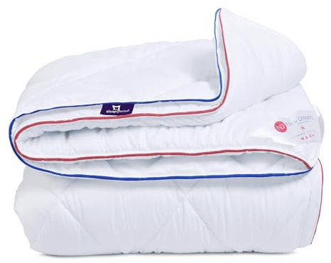 Slaapspeciaal 4 Jahreszeiten Bettdecke ohne Bezug 140x200 | Sommerdecke & Winterdecke [2in1], Ultrasofte Ganzjahresdecke waschbar [250+350g/m²]