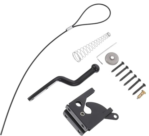 HONITANO Serratura in Ferro per Cancello con Chiavistello Scorrevole Pesante Leveraggio Gravità Kit Completo con per Installazione Facile su Porte in e Adatta Recinzioni Porte da e