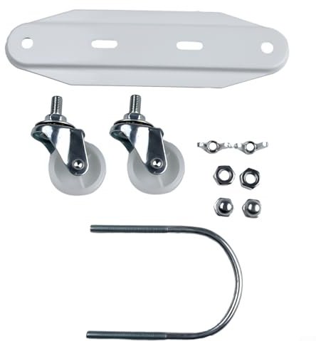 Yuanpgky Paquete de 2 soportes para calentador eléctrico con ruedas giratorias de 360 grados para soporte de radiador móvil, marco de acero al carbono resistente para uso doméstico y de oficina