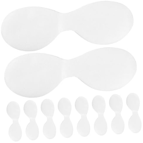 Films Oculaires en Papier Non Tissé Blanc, Lot de 100 Feuilles