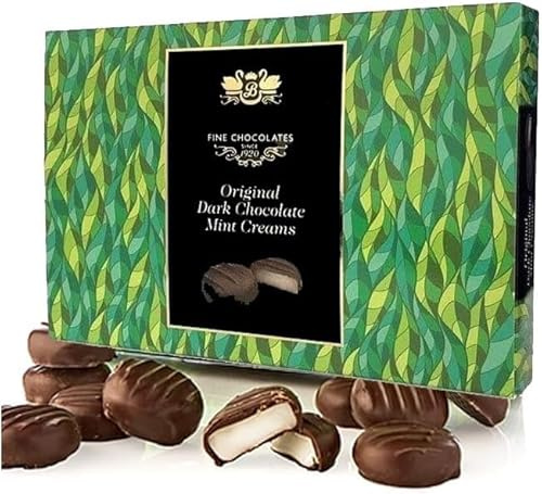 Bech's Variety Flavors of Chocolate Gift Boxes - Perfect for Parties,Celebrations Gift Ideas (Bech's Original Dark Mint Creams 150g)