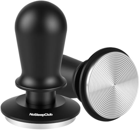Espresso Tamper 58,35 mm, Kaffeestampfer mit 30 lbs Klick-Feedback