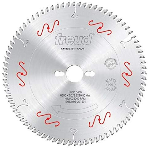 Bosch Freud LU3D Pro Industrial Laminate and Chipboard Circular Saw Blade 250mm 80T 30mm