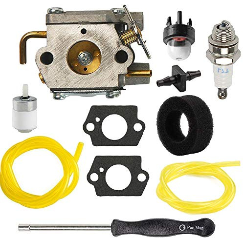Carkio WT-827 Carburateur avec filtre à carburant et filtre à air Kit d'outils de réglage Compatible with Walbro WT-149A WT-275 WT-454 WT-539 WT-685 Carb Ryan Ryobi