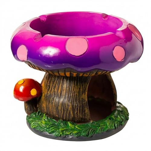 Artisan Owl Magischer Pilz Aufbewahrungsbox und Aschenbecher, 15,2 cm breit, Polyresin, Fantasy, Braun