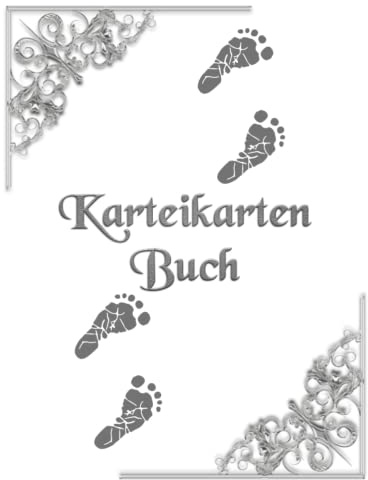 Karteikarten Buch mobile Fußpflege Karteikartenbuch Mobiles Fußpflegestudio Fußpfleger Podologie Praxis Patientenkarteikarten Podologe ... dokumentieren der Dienstleistungen Weiß