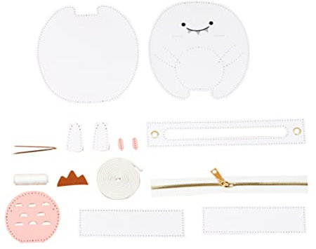 NAMOARLY 1 Satz kleine tasche DIY material Taschenset selber machen trendige Geldbörsen Strickset Häkelset DIY taschenzubehör Taschenstrickpaket selber machen Rucksack Suite Lieferungen PU