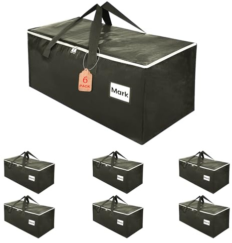 ZFWDSY Moving Boxes 6 Pack,Clothes Storage Large Moving Bags