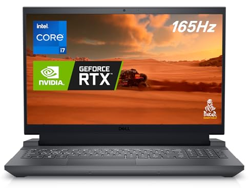 Dell G15 5530 Gaming Laptop 15.6 FHD 165Hz, 3ms, Display, Intel Core i7-13650HX, NVIDIA GeForce RTX 4050 6GB, 16GB RAM, 512GB SSD, Windows 11 Home, QWERTZ Backlit Keyboard, Grigio Ombra Scuro