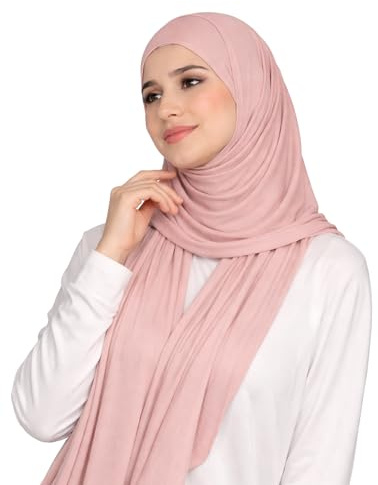 HENKi 100% Baumwolle Cotton Hijab Jersey Kopftuch Frauen Damen Premium 180x100cm