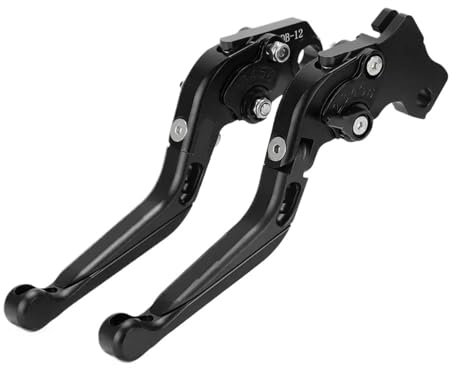 Kupplung Bremshebel Für Ducati Für Scrambler 400 800 803 Für Classic Für Icon Für Urban Für Enduro Motorrad Adjustalbe Griffe Klapp Kupplung Bremshebel Kupplungshebel Motorrad(Black)