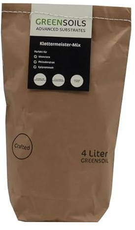 Klettermeister-Mix | Fensterblatterde | Baumfreunderde | Efeututenerde | Monsteraerde | Philodendronerde | Epipremnumerde | Torffrei | Guter Wasserablauf und luftige Struktur | 4 Liter