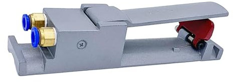 Baoblaze Sandblasting Machine Pneumatic Switch Sandblaster Handle Pneumatic Switch Practical Wear Resistant Aluminum Alloy Accessories